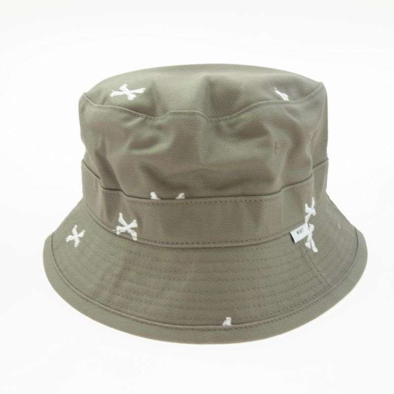 WTAPS 22SS 221HCDT-HT16 OXFORD TEXTILE BUCKET HAT オックスフォード クロスボーン バケット ハット 買取実績 画像