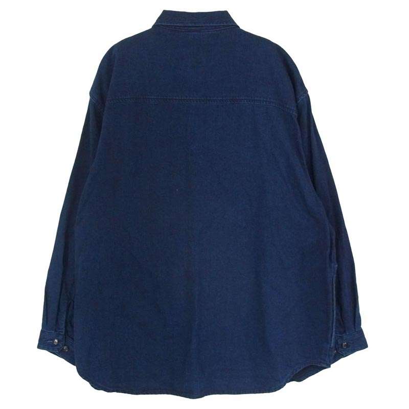 WTAPS 23SS 231WVDT-SHM01 WCPO LS COTTON DENIM 長袖 オーバーサイズ コットン デニム インディゴ シャツ ジャケット 買取実績 画像