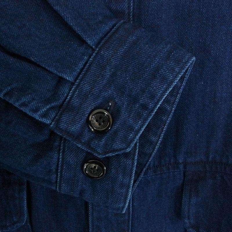 WTAPS 23SS 231WVDT-SHM01 WCPO LS COTTON DENIM 長袖 オーバーサイズ コットン デニム インディゴ シャツ ジャケット 買取実績 画像