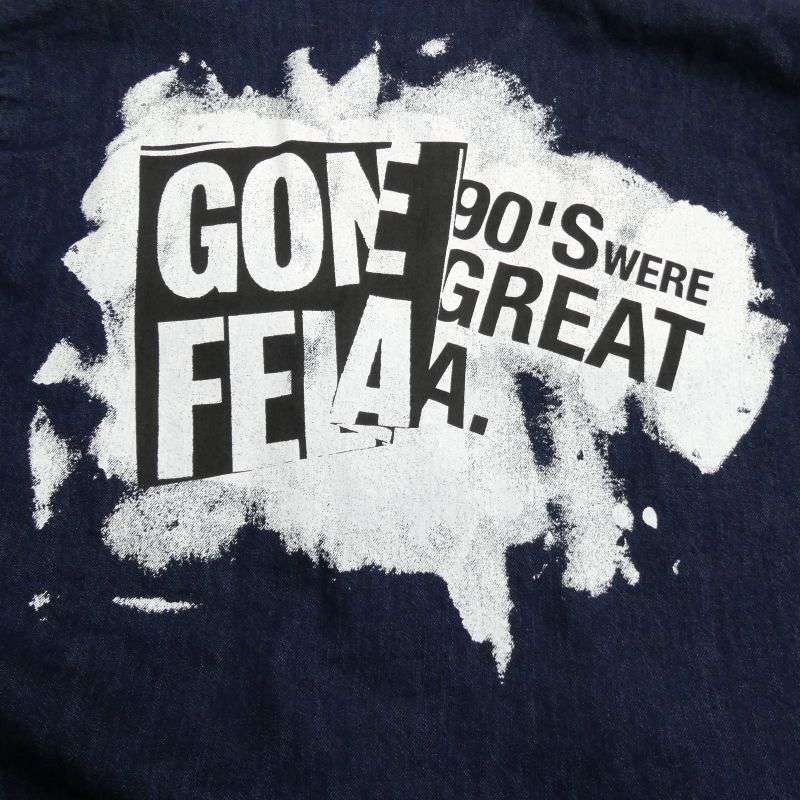 WTAPS 23SS 231WVDT-SHM02 JMOD LS COTTON DENIM PASTHG バックペイントデザイン インデイゴ デニム カバーオール ジャケット 買取実績 画像