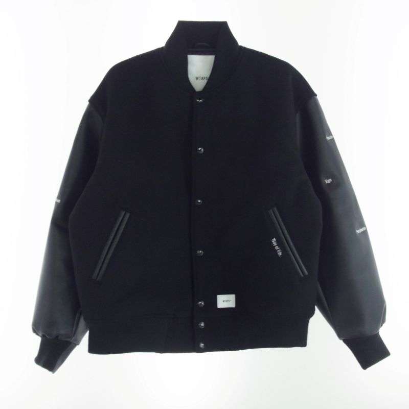 WTAPS 24AW 242CWDT-JKM06 BC / Jacket / WOPL Melton Synthetic メルトン シンセティック ジャケット スタジャン 買取実績 画像