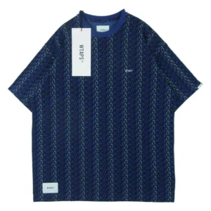 WTAPS 22SS 221TQDT-SHM01 リーグ ベースボール ストライプ フランネル