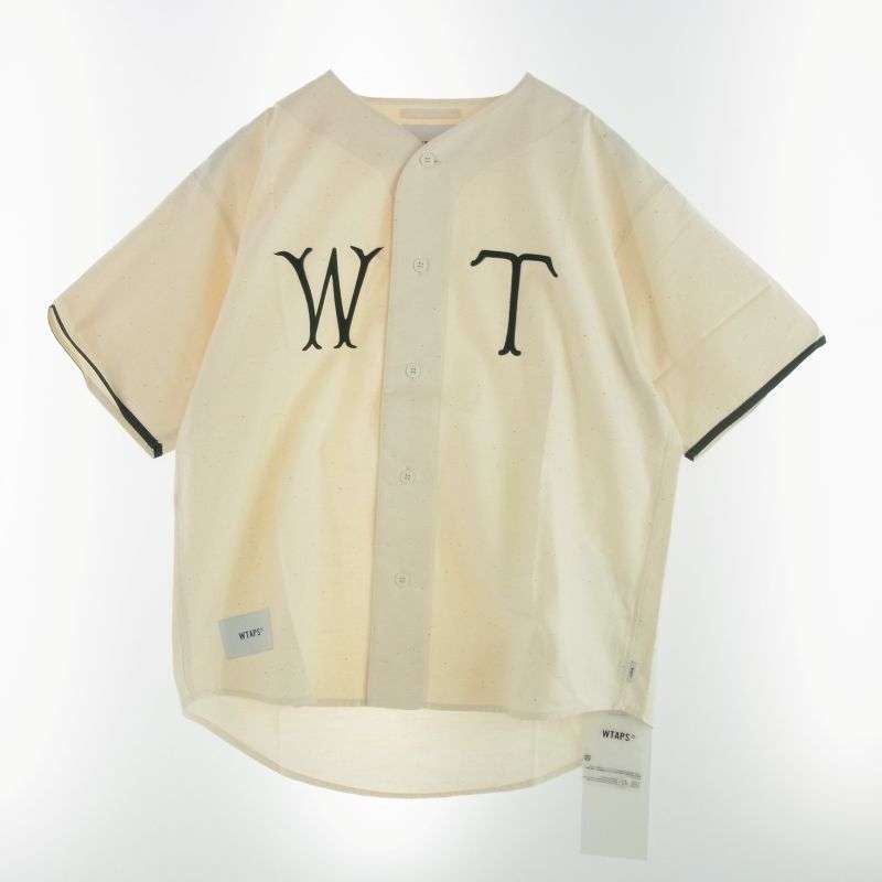 WTAPS 24SS 241TQDT-SHM05 League SS Cotton Satin Spina リーグ コットン サテン スピナ ベースボール 半袖 シャツ 買取実績 画像