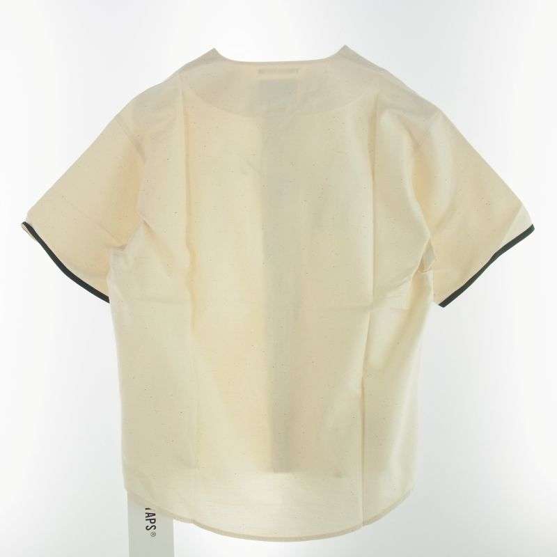 WTAPS 24SS 241TQDT-SHM05 League SS Cotton Satin Spina リーグ コットン サテン スピナ ベースボール 半袖 シャツ 買取実績 画像