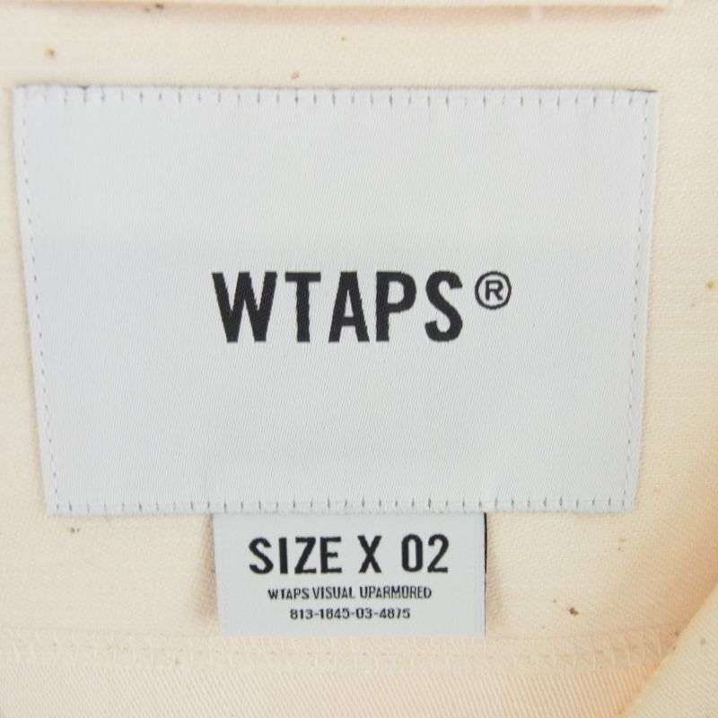 WTAPS 24SS 241TQDT-SHM05 League SS Cotton Satin Spina リーグ コットン サテン スピナ ベースボール 半袖 シャツ 買取実績 画像