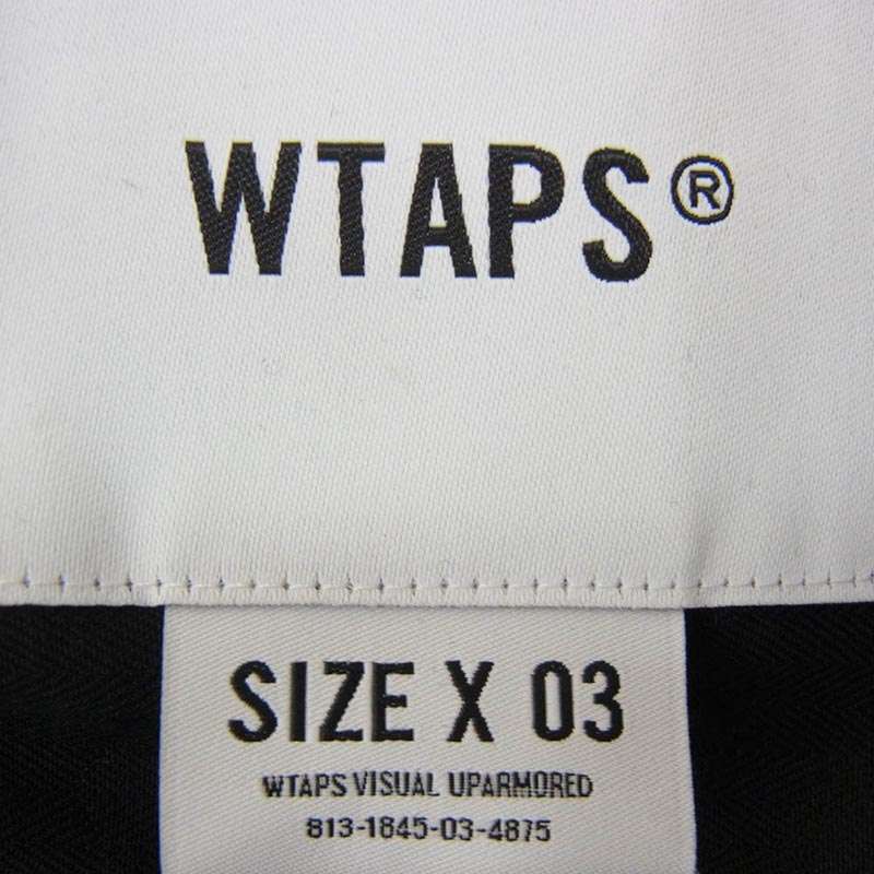 WTAPS 24SS 241TQDT-SHM06 COTTON HERRINGBONE TEXTILE ジャガード 総柄 ヘリンボーン オープンカラー 半袖 シャツ 買取実績 画像