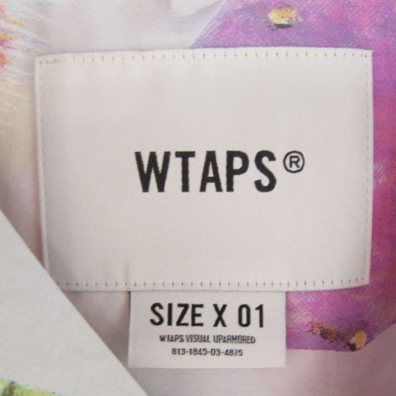 WTAPS 24SS 241TQDT-SHM08 TXT 02 / SS / COTTON. BROADCLOTH コットン ブロード テキスタイル オープンカラー シャツ 買取実績 画像