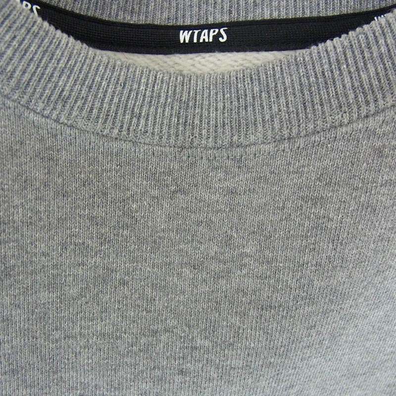 WTAPS 25AW 252ATDT-CSM05 SWEATER COTTON ロゴ刺繡 クルーネック スウェット トレーナー 買取実績 画像