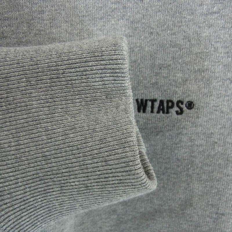 WTAPS 25AW 252ATDT-CSM05 SWEATER COTTON ロゴ刺繡 クルーネック スウェット トレーナー 買取実績 画像
