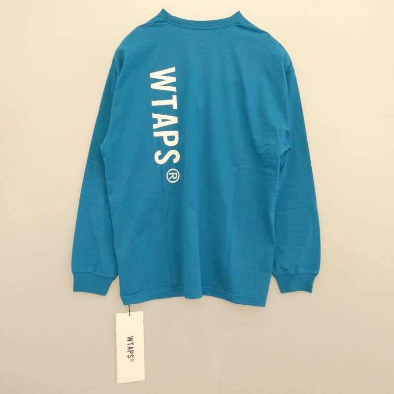 WTAPS 25SS 251ATDT-CSM10 WOUND LS CTPL Tuerquoise ウーンド ターコイズ プリント ロングスリーブ クルーネック 長袖Tシャツ カットソー 買取実績 画像