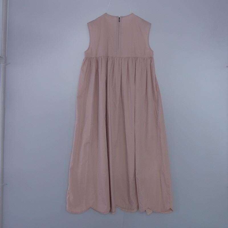 ヨーコチャン YCD-220-584 Hem Scallop Cotton Dress ヘムスカラップ ドレス ノースリーブ ワンピース 買取実績 画像