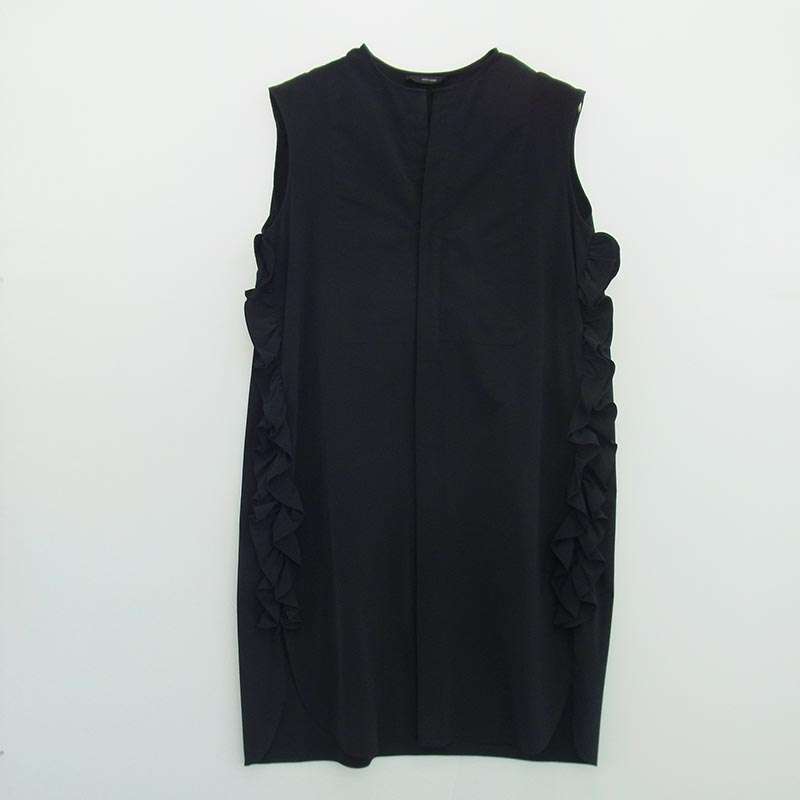 ヨーコチャン YCD-221-768 Side Ruffle Dress サイドフリル ロングシャツ ノースリーブ ワンピース 買取実績 画像