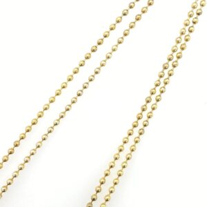 CHROME HEARTS クロムハーツ（原本有） 22K 1BT TNY CH CRS 1ボールタイニー CH クロス チャーム ペンダントトップ ゴールド ボールチェーンネックレス ゴールド系の買取実績画像4