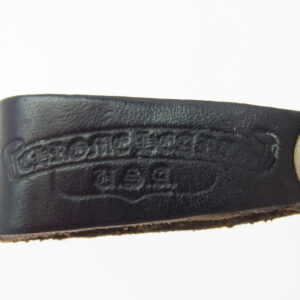 CHROME HEARTS クロムハーツ（原本無） BELT LOOP クロスボールボタン レザー ベルトループ ブラック系 シルバー系の買取実績画像4