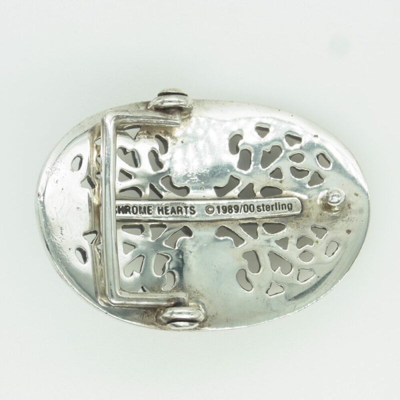 CHROME HEARTS クロムハーツ(原本無) BUCKL OVAL CROSS1.5 1.5 クラシック オーバルクロス シルバー バックル シルバー系の買取実績画像1