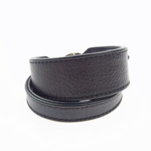 CHROME HEARTS クロムハーツ（原本有） R&R SLIM ロックンロール スリム ガンスリンガーバックル レザー ブレスレット ブラック系の買取実績画像2