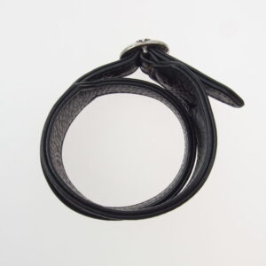 CHROME HEARTS クロムハーツ（原本有） R&R SLIM ロックンロール スリム ガンスリンガーバックル レザー ブレスレット ブラック系の買取実績画像4