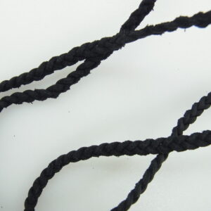 CHROME HEARTS クロムハーツ（原本無） LEATHER BRAID スクロール レザーブレード ネックレス ブラック系 シルバー系の買取実績画像3