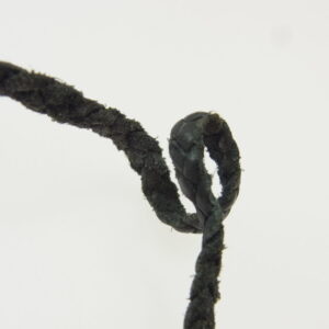 CHROME HEARTS クロムハーツ（原本無） LEATHER BRAID スクロール レザーブレード ネックレス チェーン ブラック系の買取実績画像4