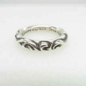 CHROME HEARTS クロムハーツ（原本無） SCRL BAND スクロール バンド リング シルバー系 16.5号 16.5号の買取実績画像2