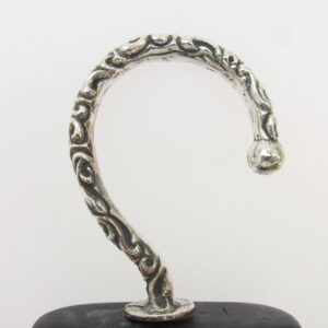 CHROME HEARTS クロムハーツ(原本無) EBONY CLOTH HANGER スクロールフック エボニー ハンガー ブラック系の買取実績画像2