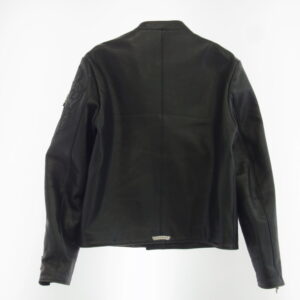 CHROME HEARTS クロムハーツ(原本無) RACING2 レーシング2 パッチ ダガージップ シングル ライダース ジャケット 牛革 ブラック系の買取実績画像2