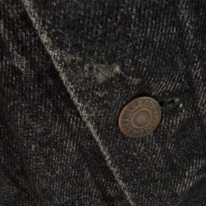 Levi's リーバイス 70507-4858 USA製 BLACK DENIM JACKET 先染め ヴィンテージ ブラック デニム ジャケット ブラック系の買取実績画像4