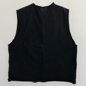 ANCELLM アンセルム ANC-CT86 SLEEVELESS AGING T-SHIRT BLACK ノースリーブ スウェット ベスト ブラック系 2 2の買取実績画像2