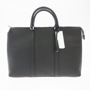 aniary アニアリ 07-01005 Shrink Leather シュリンクレザー ブリーフケース ビジネス トートバッグ ブラック系の買取実績画像4