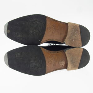 Berwick バーウィック 5217 ストレートチップ レザー レースアップ シューズ ブラック系 25.5cm 25.5cmの買取実績画像3