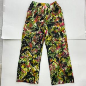 CELINE セリーヌ 22SS 2Z135383Q タイダイ 総柄 ロゴ フレア ジョガー ロング ジャージー スウェット パンツ マルチカラー系の買取実績画像2