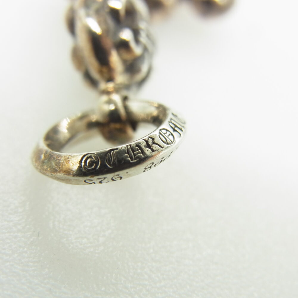 CHROME HEARTS クロムハーツ(原本無) ユナイテッドアローズレシート付属 1BALL BS FLEUR 1ボール BSフレア チャーム ペンダントトップ ネックレス シルバー系の買取実績画像2