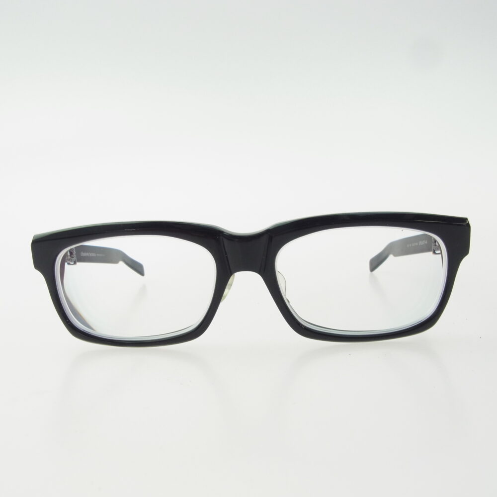 CHROME HEARTS クロムハーツ(原本無) 純正レザーアイウェアケース付属 SPLAT-A 55□17-143 BSフレアテンプル 度入り アイウェア 眼鏡 ブラック系 55□17-143 55□17-143の買取実績画像1