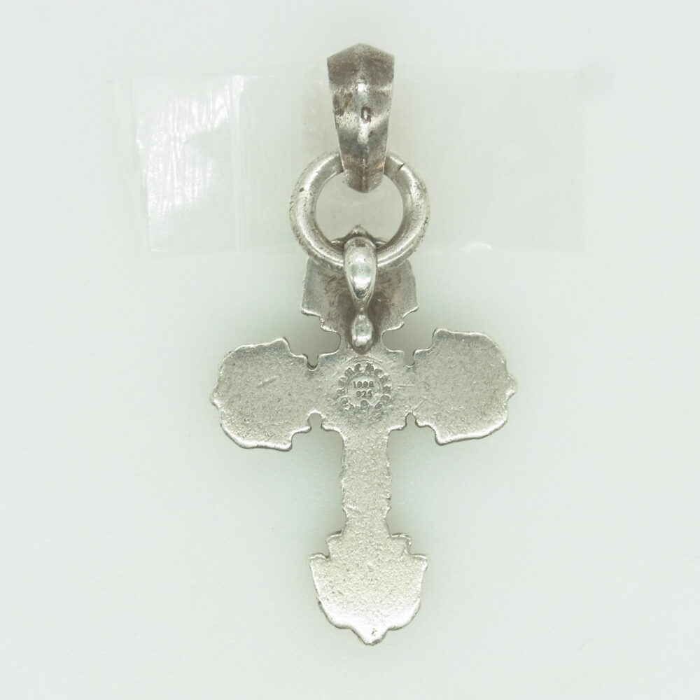 CHROME HEARTS クロムハーツ(原本無) FILIG CROSS-XSM W BALE フィリグリークロス XS ベイル ペンダントトップ シルバー系の買取実績画像2