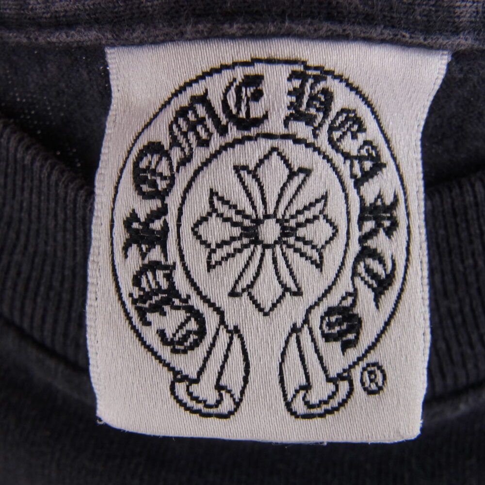 CHROME HEARTS クロムハーツ（原本無） OLD CH L S 1 STAFF ホースシュー バックプリント 長袖 Tシャツ ブラック系 サイズ不明 サイズ不明の買取実績画像4