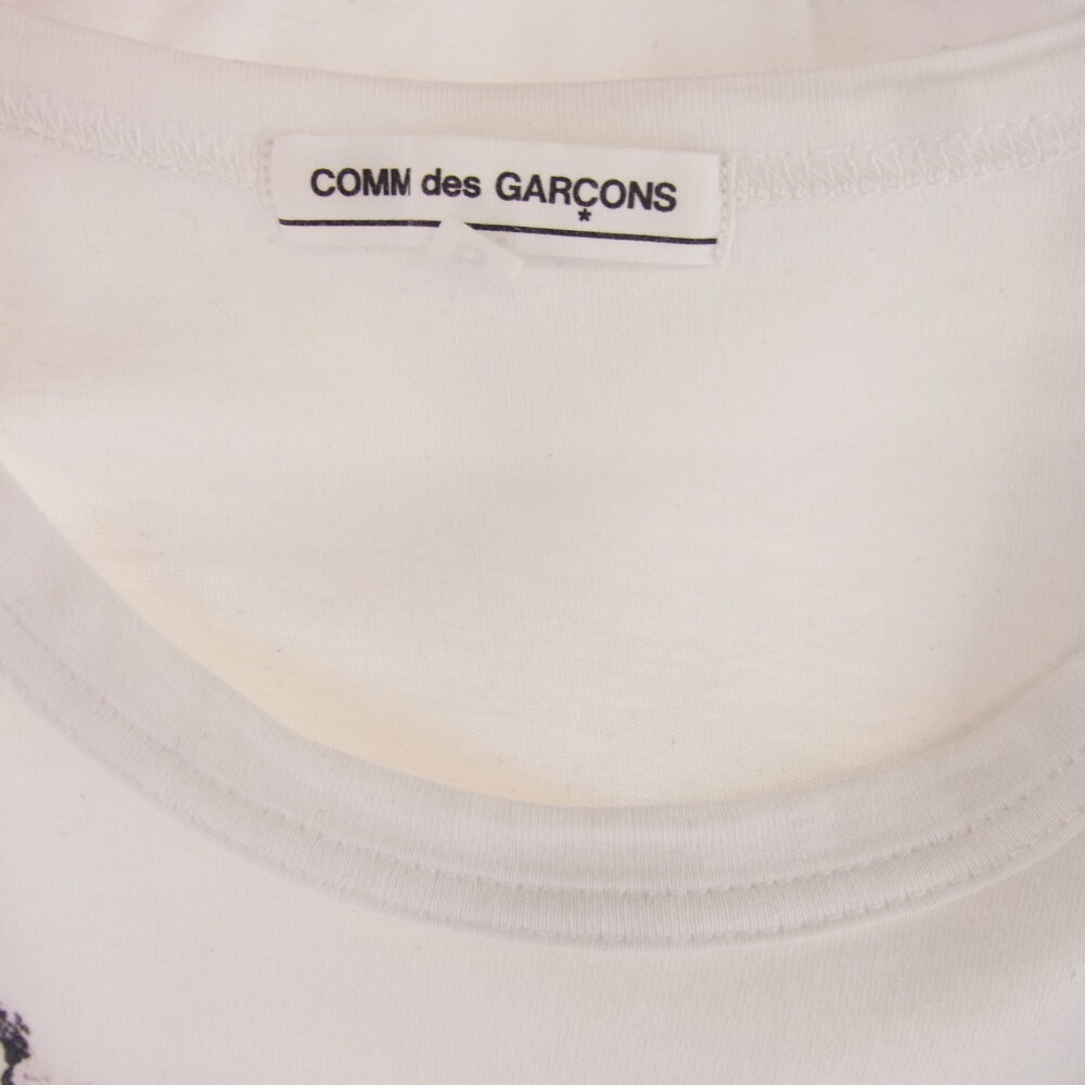 CHROME HEARTS クロムハーツ（原本無） OT-T020 クリスマス限定 COMME des GARCONS コムデギャルソン クラシックリンク ファンシー ローラー チェーン 半袖 Tシャツ ホワイト系の買取実績画像3