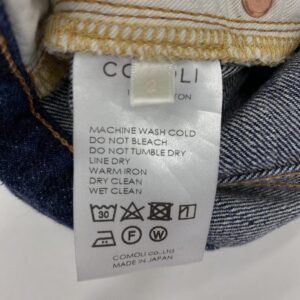 COMOLI コモリ 21AW U03-03013 Denim 5P PANT 5ポケット デニム パンツ インディゴブルー系 2 2の買取実績画像4