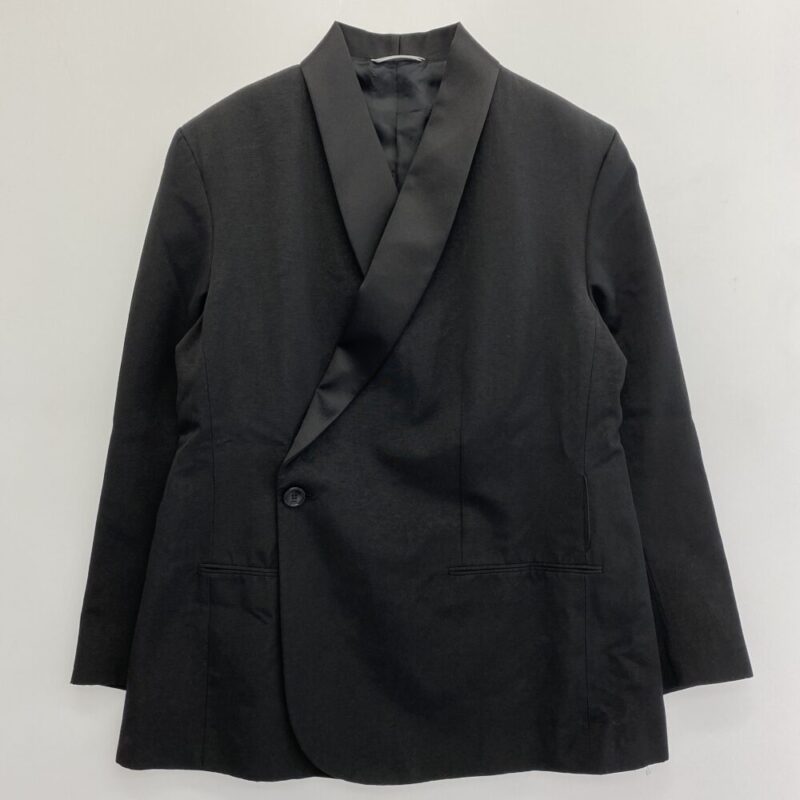Dior ディオール 20SS 943C217A4608 コットン レーヨン デジタルカモ 総柄 ダブル スモーキング ジャケット ブラック系の買取実績画像1