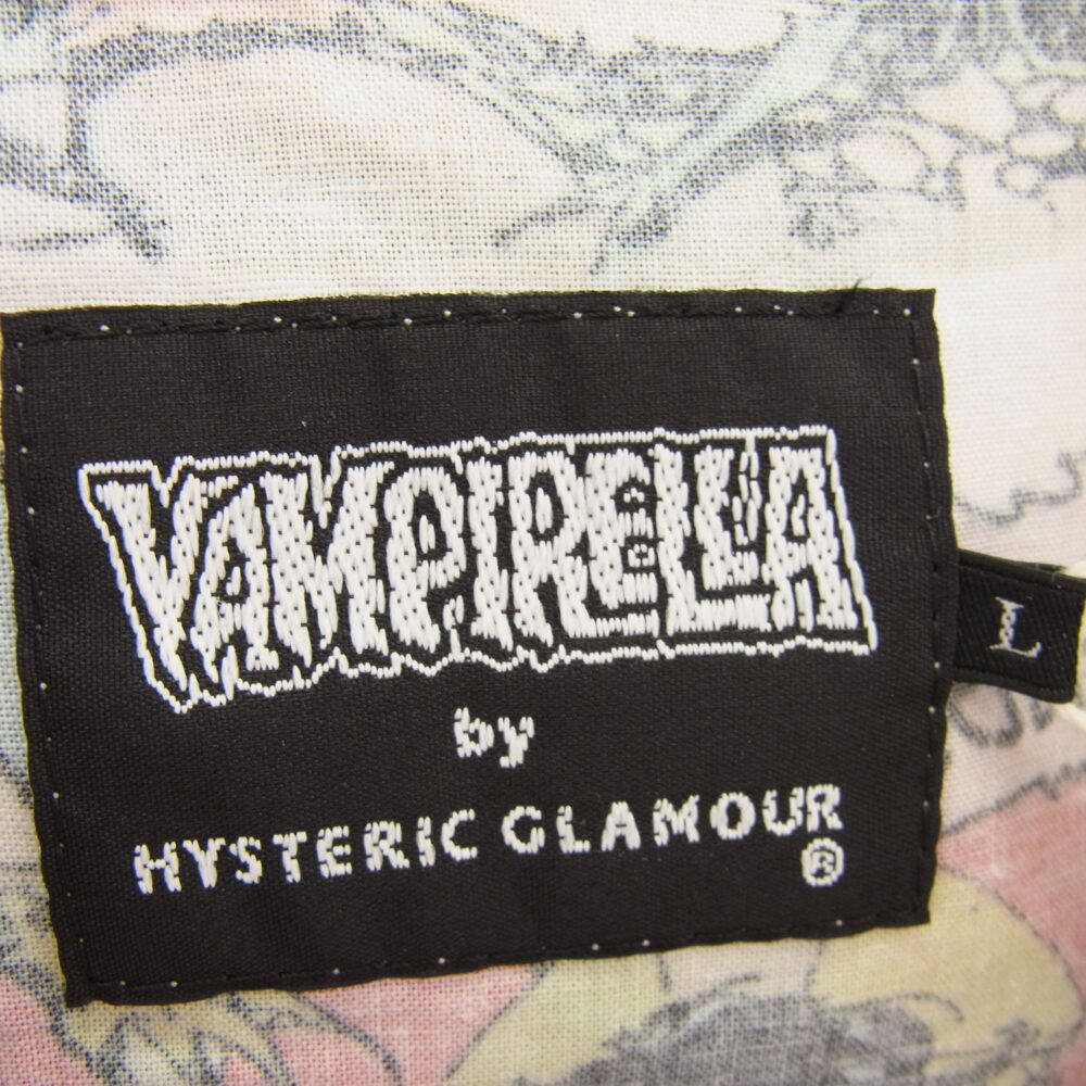 HYSTERIC GLAMOUR ヒステリックグラマー 02251AH17 VAMPIRELLA THE DREADCOBRA バンピレラ 総柄 半袖 シャツ マルチカラー系の買取実績画像4