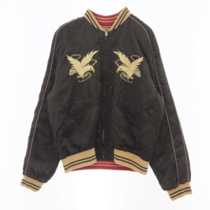 JELADO ジェラード リバーシブルスカジャン 落下傘 虎 ジャケット ライトブラウン系 ブラック系の買取実績画像3