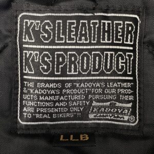 KADOYA カドヤ KVXMVS2-21 k's leather シングル ライダースジャケット キルトライナー付 ブラック系 LLB LLBの買取実績画像3
