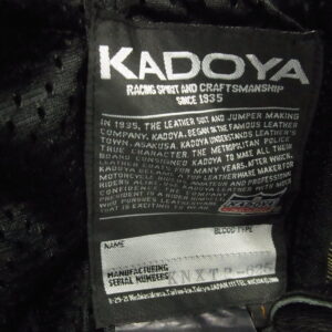 KADOYA カドヤ TCS-PANTS 裾ジップ 膝プロテクター入り レザー バイカー ライディング パンツ ブラック系の買取実績画像3