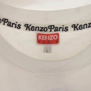 KENZO ケンゾー FF55TS5474SG VERDY COLLECTION OVERSIZE TSHIRT バックタイガープリント フロッキー ロゴ 半袖Tシャツ ホワイト系の買取実績画像2