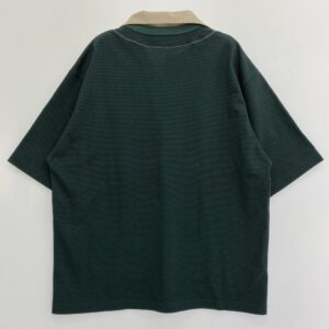 kolor カラー 25SS 25SCM-T04202 鹿の子編み ニットソードッキング 半袖 ポロシャツ グリーン系 3 3の買取実績画像2