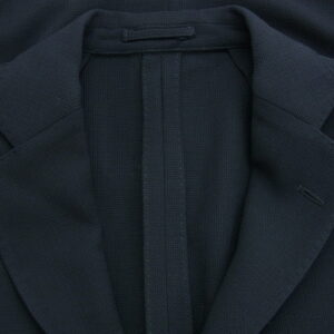 LARDINI ラルディーニ 背抜き仕立て サマーウール サイドベンツ 段返り2B テーラードジャケット ブラック系の買取実績画像2