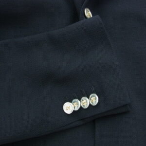 LARDINI ラルディーニ 背抜き仕立て サマーウール サイドベンツ 段返り2B テーラードジャケット ブラック系の買取実績画像4