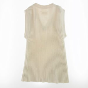 MAISON MARGIELA メゾンマルジェラ 19SS S51GP0103 四つタグ 4ライン Vネック ノースリーブ ニット ワンピース ホワイト系の買取実績画像2