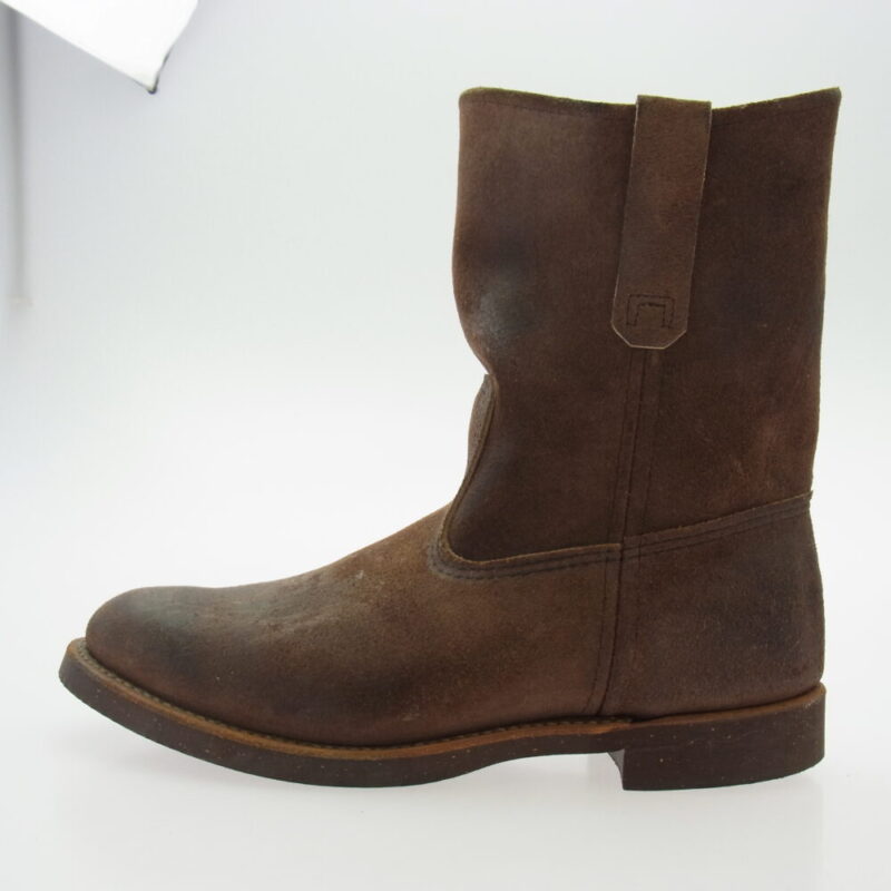 RED WING レッドウィング 8189 スウェード ペコスブーツ ブラウン系 US9E US9Eの買取実績画像1