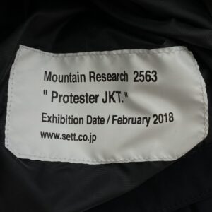 MOUNTAIN RESEARCH マウンテンリサーチ MTR-2563 Protester JKT プロ テスト ウェア ジャケット ブラック系の買取実績画像4