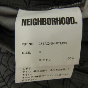 NEIGHBORHOOD ネイバーフッド 23SS 231AQNH-PTM06 SPIDERWEB TUCK PANTS クモの巣 タック パンツ グレー系の買取実績画像3
